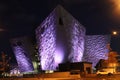 Night lighting view of Titanic Belfast - Northern Ireland tourism - Irish travel