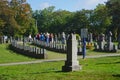 Titanic graves at Fairview Lawn Cemetery, Halifax, Nova Scotia