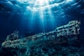 Titanic Shipwreck Underwater