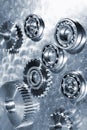 Titanium ball-bearings and gears