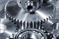 Titanium engineering parts Royalty Free Stock Photo