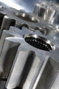 Titanium gears and steel