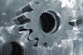 Titanium gears and steel