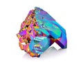 Titanium rainbow aura quartz crystal cluster stone - Very sharp and detailed photo of this beautiful crystal