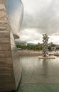 Titanium wall, steel bubbles, Gehry, Guggenheim, Bilbao, Kapoor