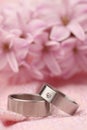 Titanium wedding rings