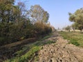 Titel hill Vojvodina Serbia nature landscape in autumn with river canal