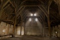 Tithe barn of medieval Flanders Royalty Free Stock Photo