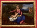 Titian Madonna and Child in a Landscape with Tobias and the Angel