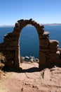 Titicaca lake in Peru