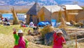 Peru Titicaca women Uros ethnicity