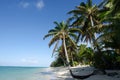 Titikaveka beach in Rarotonga Cook Islands