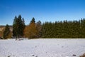 Titisee-Neustadt, Germany - 10 30 2012: surroundings of Titisee, scenic veiw of winter nature, forest and european village