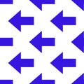 Arrow seamless pattern. Endless start background of geometric shapes.
