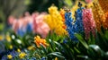 Imbibe the lively atmosphere of spring by capturing the vibrant colors of blossoming flowers. Royalty Free Stock Photo