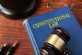 Title constitutional law on a book