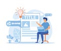 Title creation, naming tips. Relevant and valuable title. Digital advertising, social media marketing.