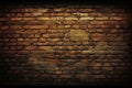 Ai Generative Old brick wall with peeling paint. Abstract grunge background. Vintage brick wall texture background Royalty Free Stock Photo