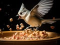 Titmouse Bird Feeding