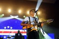 Tito Paris Concert, Cape Verde Flag, Background Stage, Spotlights