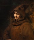 Rembrandt, his son Titus as a Franciscan monk, painting by Rembrandt van Rijn