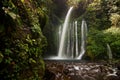 Tiu Kelep Waterfall, Desa Senaru Lombok Royalty Free Stock Photo