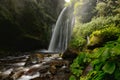 Tiu kelep waterfall, lombok indonesia.