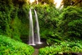 Tiu Teja Waterfalls with long exposure in Lombok Island, Indonesia