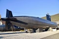 Tivat, Montenegro, March 5, 2020. Submarines at The Maritime Heritage Museum in Tivat. Royalty Free Stock Photo