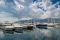 Tivat yacht marina Royalty Free Stock Photo