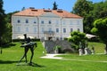 Tivoli Castle and statue