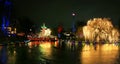 Tivoli Garden with frozen Lake at New Year