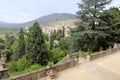 Tivoli, Italy, May 09, 2022: Exteriors of the Villa d`Este in Tivoli, near Rome. Wonderful Renaissance Palace. Royalty Free Stock Photo