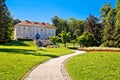 Tivoli park landscape in Ljubljana