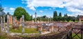 Tivoli - Villa Adriana or Hadrians Villa - Rome - Lazio landmark - Italy panoramic horizontal Royalty Free Stock Photo