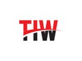 TIW Letter Initial Logo Design Vector Illustration Royalty Free Stock Photo