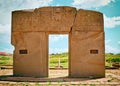 Tiwanaku. Ruins in Bolivia,