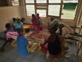 Tiwi Women Playing A Card Game