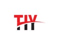 TIY Letter Initial Logo Design Vector Illustration