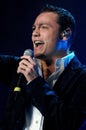 Tiziano Ferro, during the show Royalty Free Stock Photo