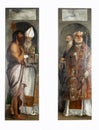 Tiziano Vecellio: St. Lazarus, St. Blaise, St. Nicholas and St. Anthony Royalty Free Stock Photo