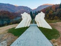 Tjentiste World War II monument,Sutjeska National Park, Bosnia and Herzegovina