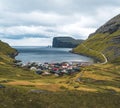 Tjornuvik beautiful town in the Faroe Islands, sit on the north coast of Streymoy, Beautiful Scandinavian Village