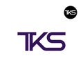 TKS Logo Letter Monogram Design Royalty Free Stock Photo