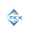TKX abstract technology logo design on white background. TKX creative initials letter logo concept Royalty Free Stock Photo