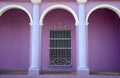 Tlacotalpan, Mexico-February 27, 2023: Colourful architecture in Tlacotalpan, Mexico Royalty Free Stock Photo