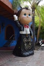 Giant doll with mariachi costume in the downton