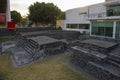 Tlatelolco ruin in Historic center of Mexico City, Mexico Royalty Free Stock Photo