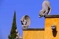 Tlaxcala gargoyles I Royalty Free Stock Photo