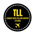 TLL Tallinn airport symbol icon